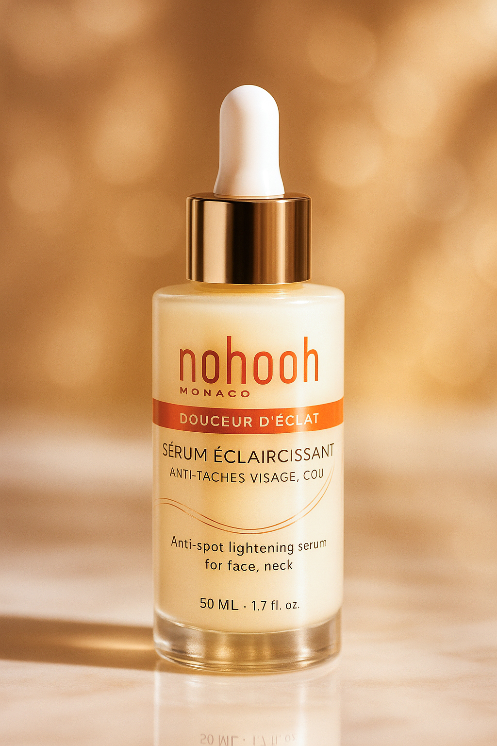 NOHOOH Sérum éclaircissant anti-taches visage, cou 50Ml